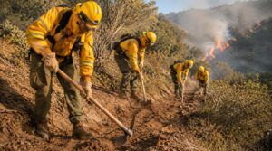 Combate de incendios forestales