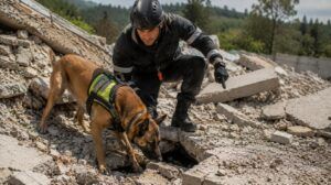 Operaciones de adiestramiento canino para la búsqueda y rescate en emergencias o desastres